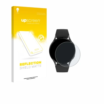 Vorderseite einer Produktverpackung mit dem Markenlogo upscreen. Daneben ist das Gerät Levowatch EDGY mit dem zugehörigen Disp