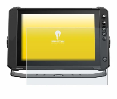 Abbildung des Geräts Lowrance Elite FS 10 mit einer Vielzahl des Displayschutzes.