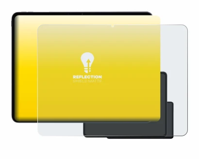 Abbildung des Geräts OnePlus Pad 3 mit einer Vielzahl des Displayschutzes.