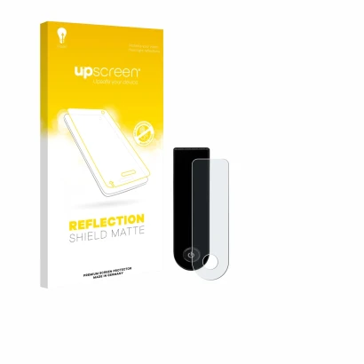 Vorderseite einer Produktverpackung mit dem Markenlogo upscreen. Daneben ist das Gerät Xiaomi Electric Scooter 5 Max mit dem z