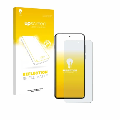 Vorderseite einer Produktverpackung mit dem Markenlogo upscreen. Daneben ist das Gerät OnePlus Nord 5 mit dem zugehörigen Disp