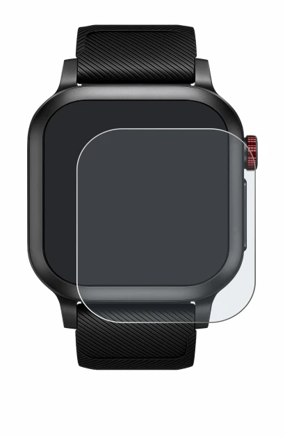 Abbildung des Geräts Haylou Iron Neo 1.95" mit einer Vielzahl des Displayschutzes.