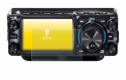 Abbildung des Geräts Yaesu FTX-1 mit einer Vielzahl des Displayschutzes.