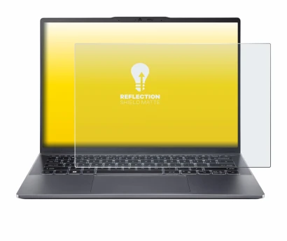 Abbildung des Geräts Acer Swift Go 14 OLED mit einer Vielzahl des Displayschutzes.