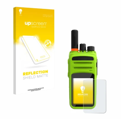 Vorderseite einer Produktverpackung mit dem Markenlogo upscreen. Daneben ist das Gerät Talkpod N58 Plus mit dem zugehörigen Di
