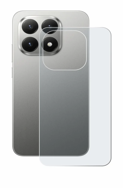 Abbildung des Geräts Xiaomi 15T (Rückseite) mit einer Vielzahl des Displayschutzes.
