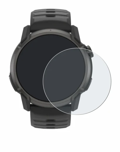 Abbildung des Geräts Coros Apex 4 (42 mm) mit einer Vielzahl des Displayschutzes.
