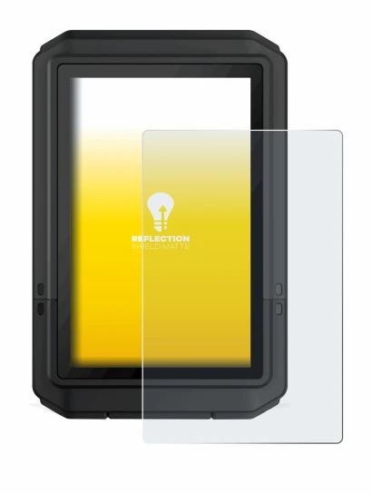 Abbildung des Geräts Garmin eTrex Touch 2025 mit einer Vielzahl des Displayschutzes.