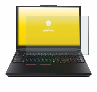 Abbildung des Geräts Lenovo ThinkPad P16 Gen 3 mit einer Vielzahl des Displayschutzes.