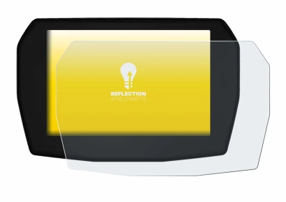 Abbildung des Geräts Ducati Multistrada V2 2025 mit einer Vielzahl des Displayschutzes.