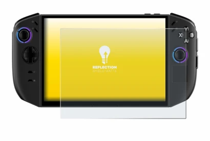 Abbildung des Geräts Lenovo Legion Go Gen 2 mit einer Vielzahl des Displayschutzes.