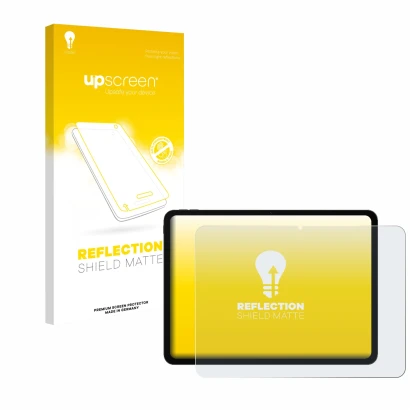 Vorderseite einer Produktverpackung mit dem Markenlogo upscreen. Daneben ist das Gerät OnePlus Pad Go 2 mit dem zugehörigen Di