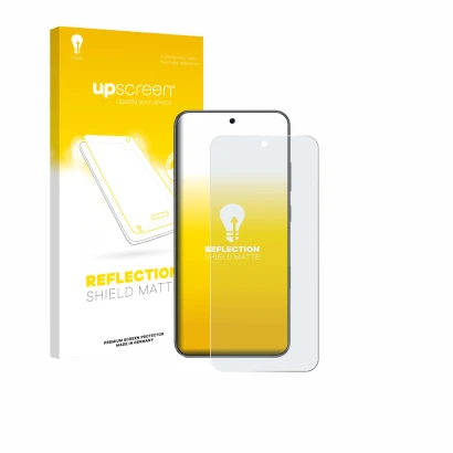 Vorderseite einer Produktverpackung mit dem Markenlogo upscreen. Daneben ist das Gerät Honor Win mit dem zugehörigen Displaysc