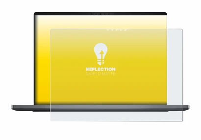 Abbildung des Geräts Dell XPS 14 DA14260 mit einer Vielzahl des Displayschutzes.