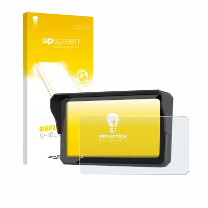 Vorderseite einer Produktverpackung mit dem Markenlogo upscreen. Daneben ist das Gerät Carpuride W602S Pro mit dem zugehörigen