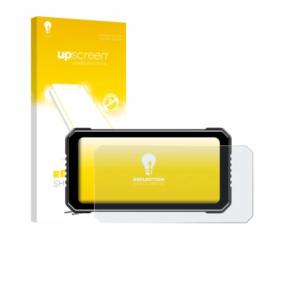 Vorderseite einer Produktverpackung mit dem Markenlogo upscreen. Daneben ist das Gerät Vtopek MT26 6.25" mit dem zugehörigen D