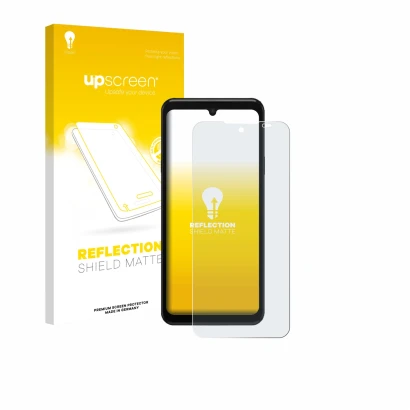 Vorderseite einer Produktverpackung mit dem Markenlogo upscreen. Daneben ist das Gerät Sunmi L3 mit dem zugehörigen Displaysch