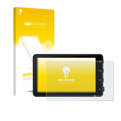 Vorderseite einer Produktverpackung mit dem Markenlogo upscreen. Daneben ist das Gerät Garmin Catalyst 2 mit dem zugehörigen D