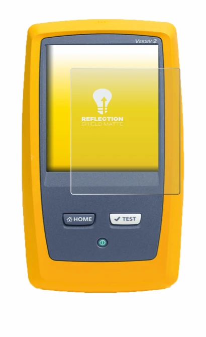 Abbildung des Geräts Fluke DSX8000 mit einer Vielzahl des Displayschutzes.