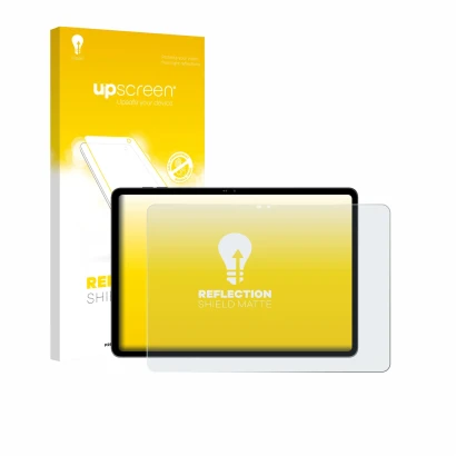 Vorderseite einer Produktverpackung mit dem Markenlogo upscreen. Daneben ist das Gerät Blackview MEGA 12 mit dem zugehörigen D