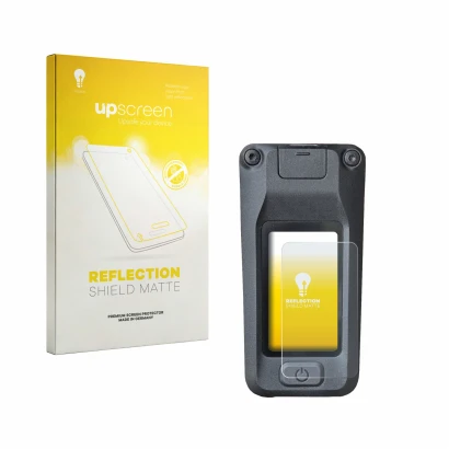 Vorderseite einer Produktverpackung mit dem Markenlogo upscreen. Daneben ist das Gerät Amflow DJI Avinox mit dem zugehörigen D