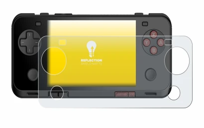 Abbildung des Geräts Ayaneo Pocket ACE mit einer Vielzahl des Displayschutzes.
