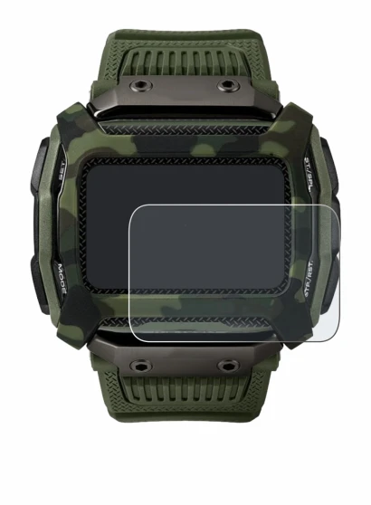 Abbildung des Geräts Timex Command Shock mit einer Vielzahl des Displayschutzes.