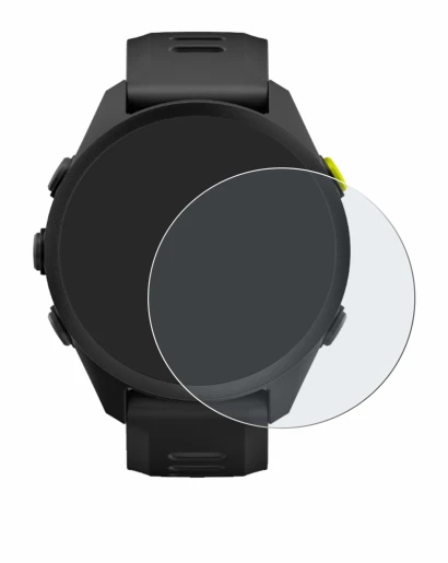 Abbildung des Geräts Garmin Forerunner 70 mit einer Vielzahl des Displayschutzes.