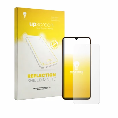 Vorderseite einer Produktverpackung mit dem Markenlogo upscreen. Daneben ist das Gerät Hotwav A17 Pro Max mit dem zugehörigen