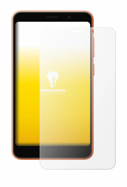 Abbildung des Geräts Ulefone Note 22 mit einer Vielzahl des Displayschutzes.