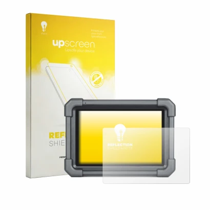 Vorderseite einer Produktverpackung mit dem Markenlogo upscreen. Daneben ist das Gerät Launch X-431 Pro TT mit dem zugehörigen