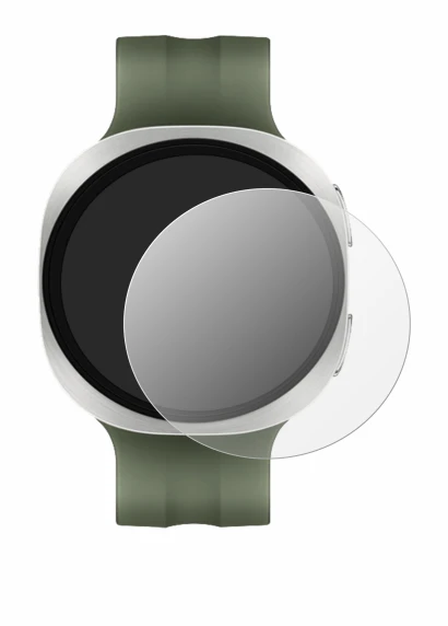 Abbildung des Geräts Samsung Galaxy Watch 9 (40 mm) mit einer Vielzahl des Displayschutzes.
