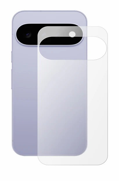 Abbildung des Geräts Google Pixel 11 (Rückseite) mit einer Vielzahl des Displayschutzes.