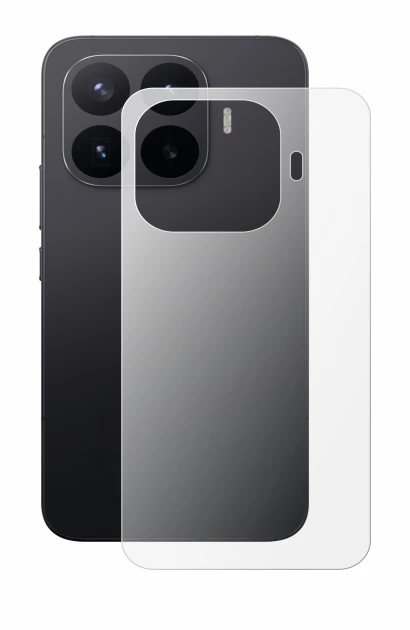 Abbildung des Geräts Xiaomi 17T Pro (Rückseite) mit einer Vielzahl des Displayschutzes.