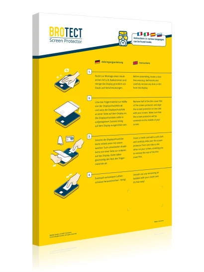 Rückseite einer Produktverpackung mit dem Markenlogo BROTECT