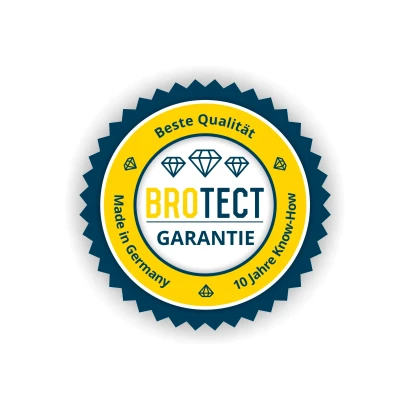 Qualitätssiegel der Marke BROTECT.
