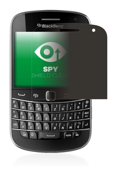 Abbildung des Geräts RIM BlackBerry Bold Touch 9900 mit einer Vielzahl des Displayschutzes.