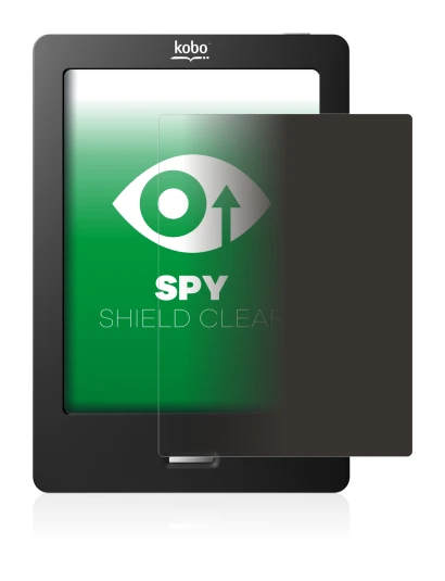 Abbildung des Geräts Kobo eReader Touch mit einer Vielzahl des Displayschutzes.