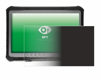 Abbildung des Geräts Panasonic Toughbook CF-D1 mit einer Vielzahl des Displayschutzes.