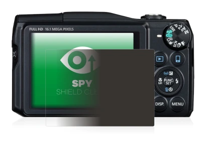 Abbildung des Geräts Canon PowerShot SX700 HS mit einer Vielzahl des Displayschutzes.