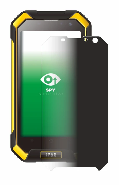 Abbildung des Geräts Blackview BV6000 mit einer Vielzahl des Displayschutzes.