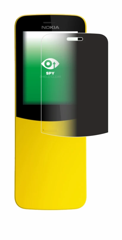 Abbildung des Geräts Nokia 8110 mit einer Vielzahl des Displayschutzes.