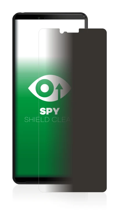 Abbildung des Geräts Sony Xperia 10 II mit einer Vielzahl des Displayschutzes.