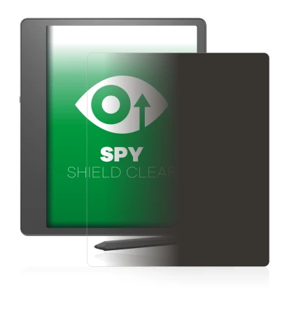 Abbildung des Geräts Amazon Kindle Scribe mit einer Vielzahl des Displayschutzes.