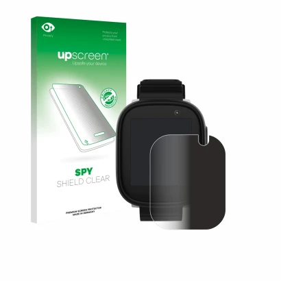 Vorderseite einer Produktverpackung mit dem Markenlogo upscreen. Daneben ist das Gerät Xplora X6 Play 2022 (1. Generation) mit