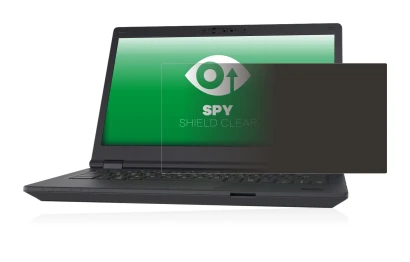 Abbildung des Geräts Fujitsu Lifebook E5411 mit einer Vielzahl des Displayschutzes.