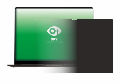 Abbildung des Geräts Samsung Galaxy Book3 Pro 16" mit einer Vielzahl des Displayschutzes.