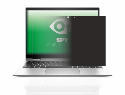 Abbildung des Geräts HP EliteBook x360 830 G9 mit einer Vielzahl des Displayschutzes.