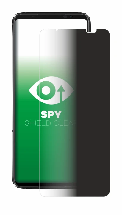 Abbildung des Geräts ASUS ROG Phone 7 Ultimate mit einer Vielzahl des Displayschutzes.