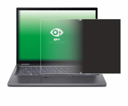 Abbildung des Geräts Acer Aspire 5 Spin 14 mit einer Vielzahl des Displayschutzes.